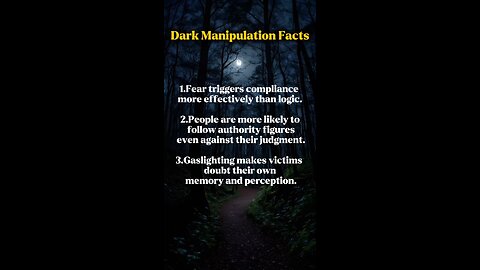 "3 Scary Dark Psychology Tricks 🧠"