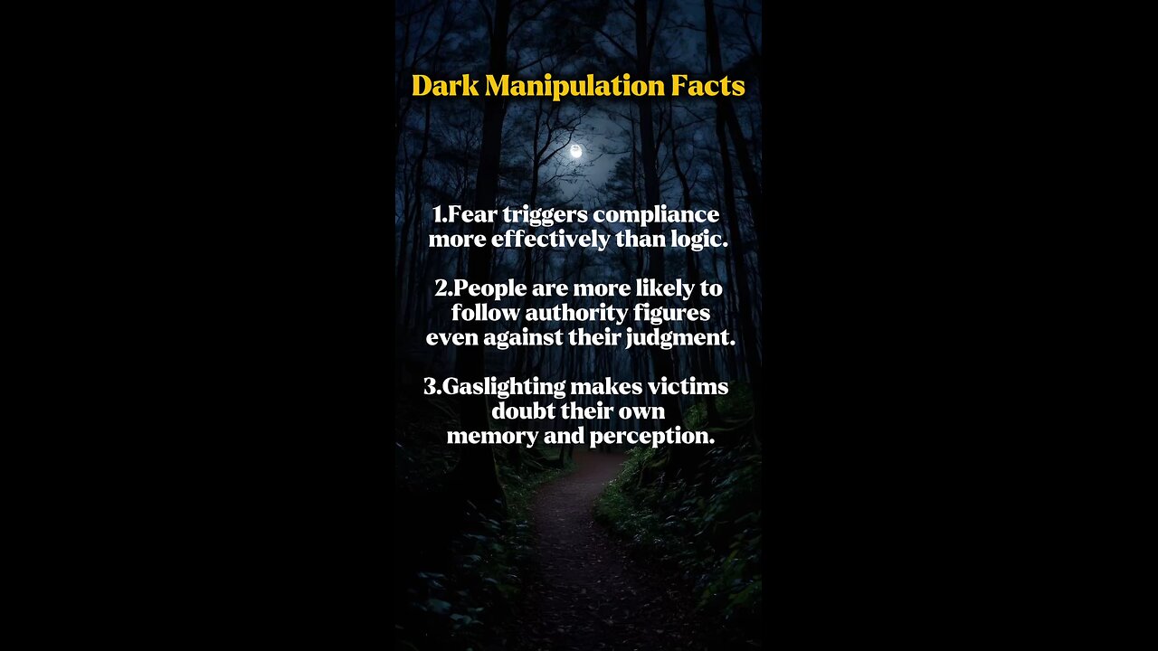 "3 Scary Dark Psychology Tricks 🧠"