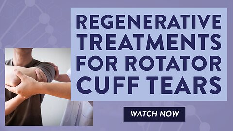 Regenerative treatments for rotator cuff tears