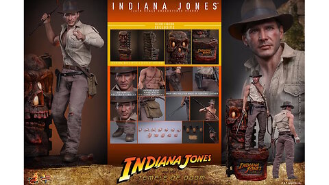 Indiana Jones Deluxe - Indiana Jones and the Temple of Doom Figure 1/6th [by Hot Toys]