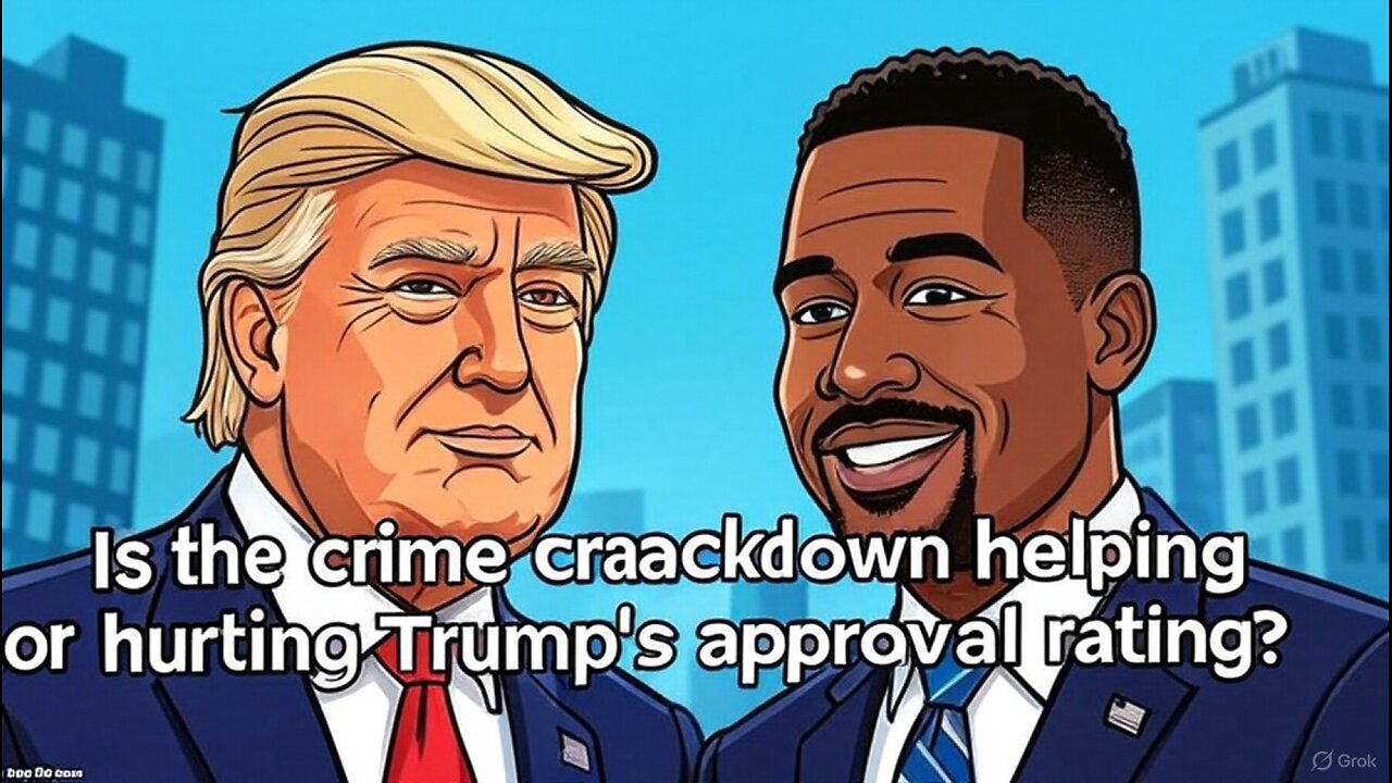 Is the crime crackdown helping or hurting Trump's approval rating? - AC Daily Show Ep 549