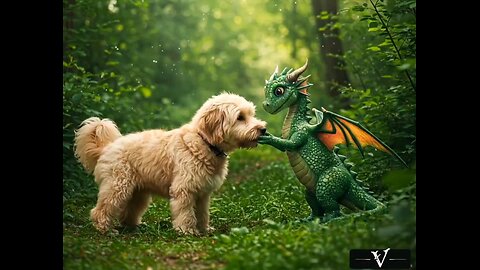 dragon and dog