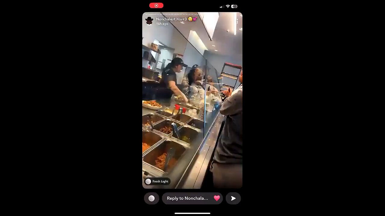 Chipotle employee gets slammed by a customer😳