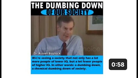 "Society's Intellectual Decline..."
