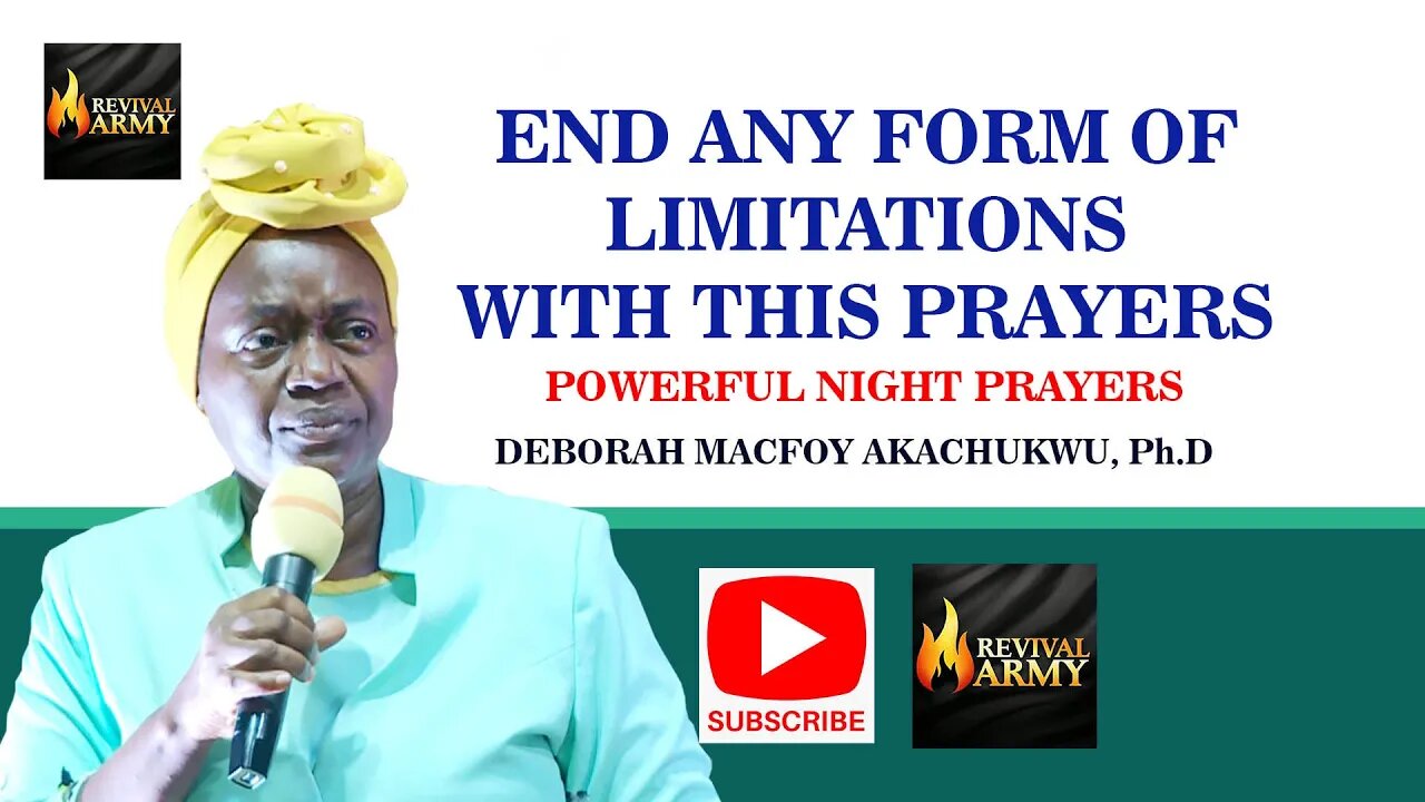 BREAK LIMITATIONS WITH THIS PRAYERS