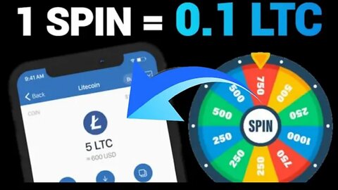 Spin ≈ 0.1 Litecoin (LTC) No deposit required - Earn Free Litecoin 2025 without investment
