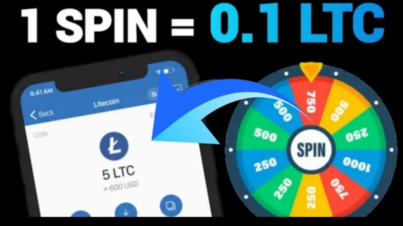 Spin ≈ 0.1 Litecoin (LTC) No deposit required - Earn Free Litecoin 2025 without investment