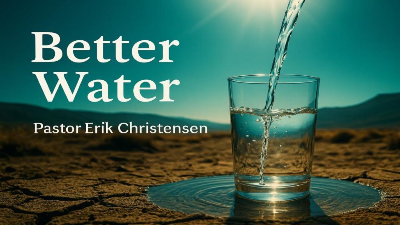 "Better Water" Pastor Erik Christensen