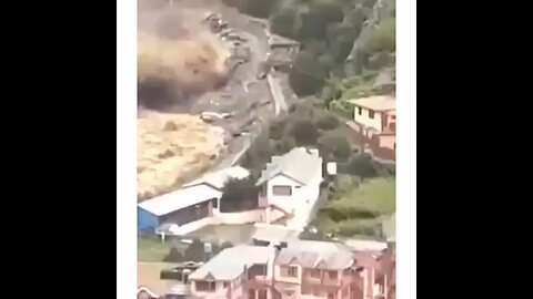 Flash floods strike Uttarkashi, India—multiple villagers reportedly swept away by the raging waters.