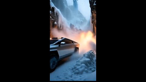 Tesla y car disaster sinkhole