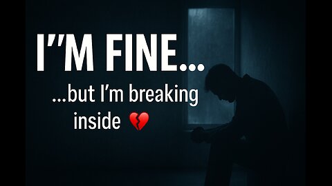"I'm Fine… But I'm Breaking Inside | Silent Human"