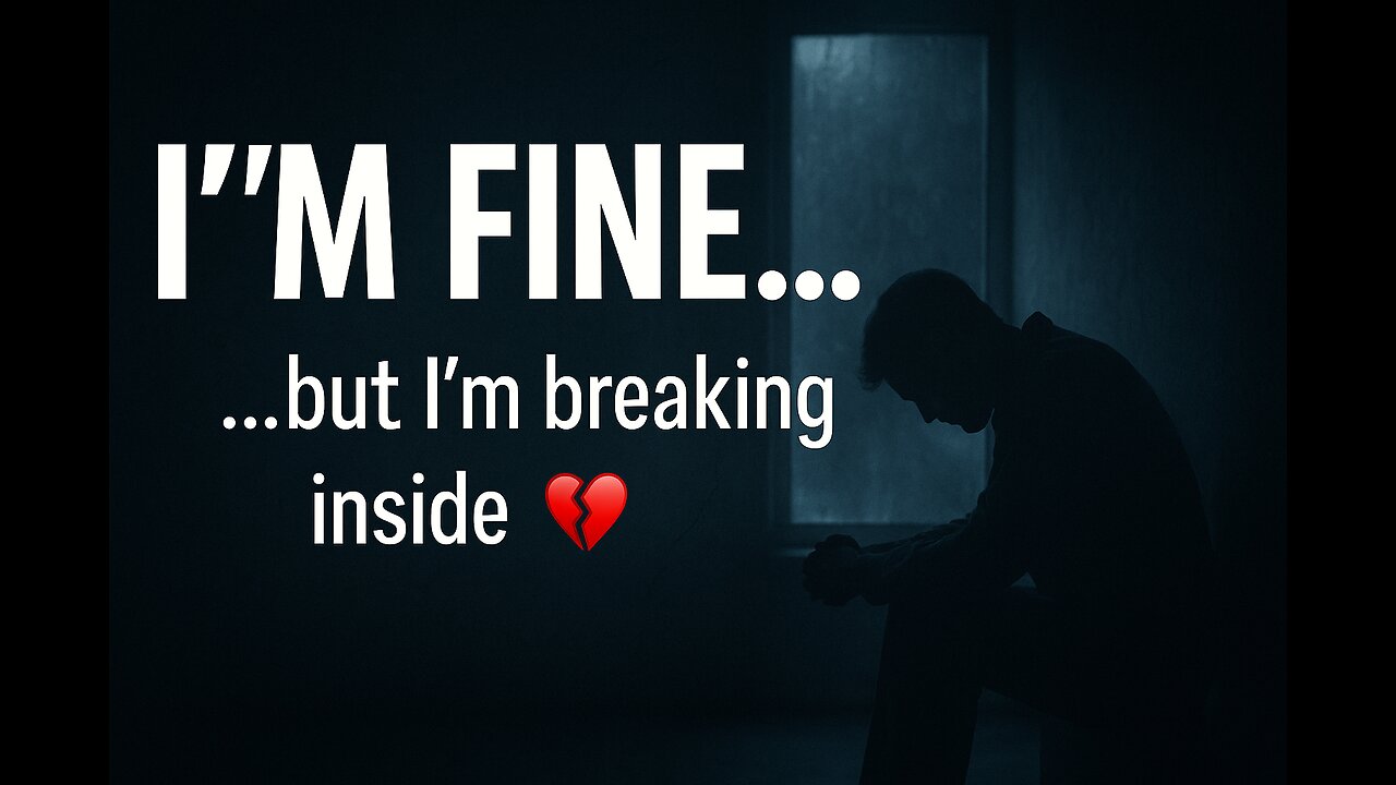 "I'm Fine… But I'm Breaking Inside | Silent Human"