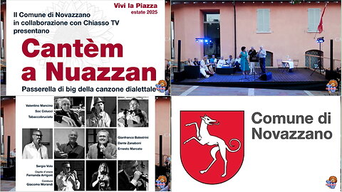 Cantèmm a Nuazzan 2025 - Passerella di Big della canzone dialettale