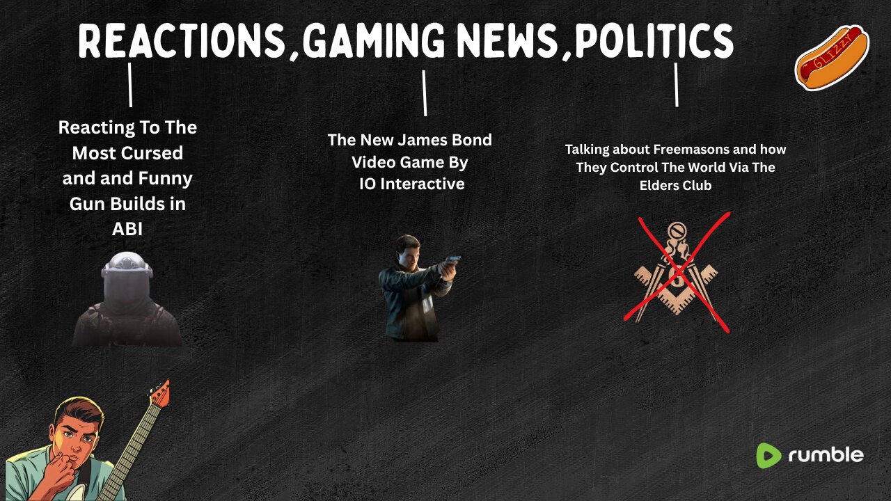 Some Gaming News and Politics And The New James Bond Video Game, Talking About Freemasons