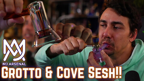 New MJ Arsenal Grotte Pipe & Cove Bubbler vs BALL VAPE!!!!!