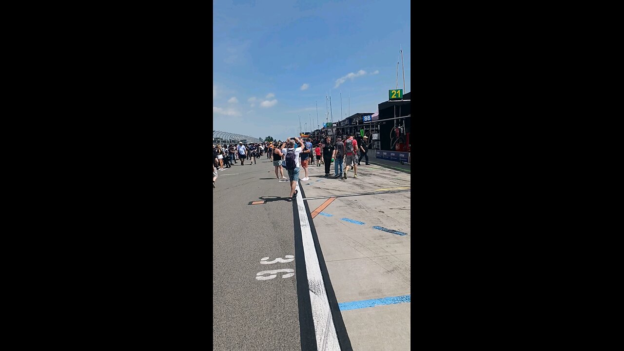 Watkins Glen IMSA walking the Pits