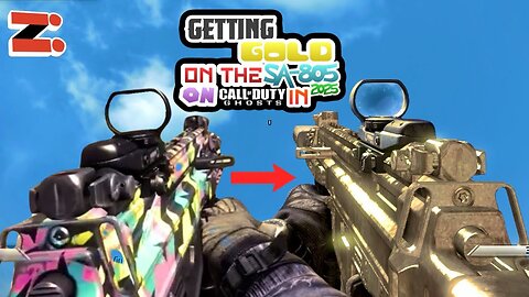 Getting GOLD On The SA-805 On Call Of Duty Ghosts In 2025! (COD GHOSTS ROCKS!)