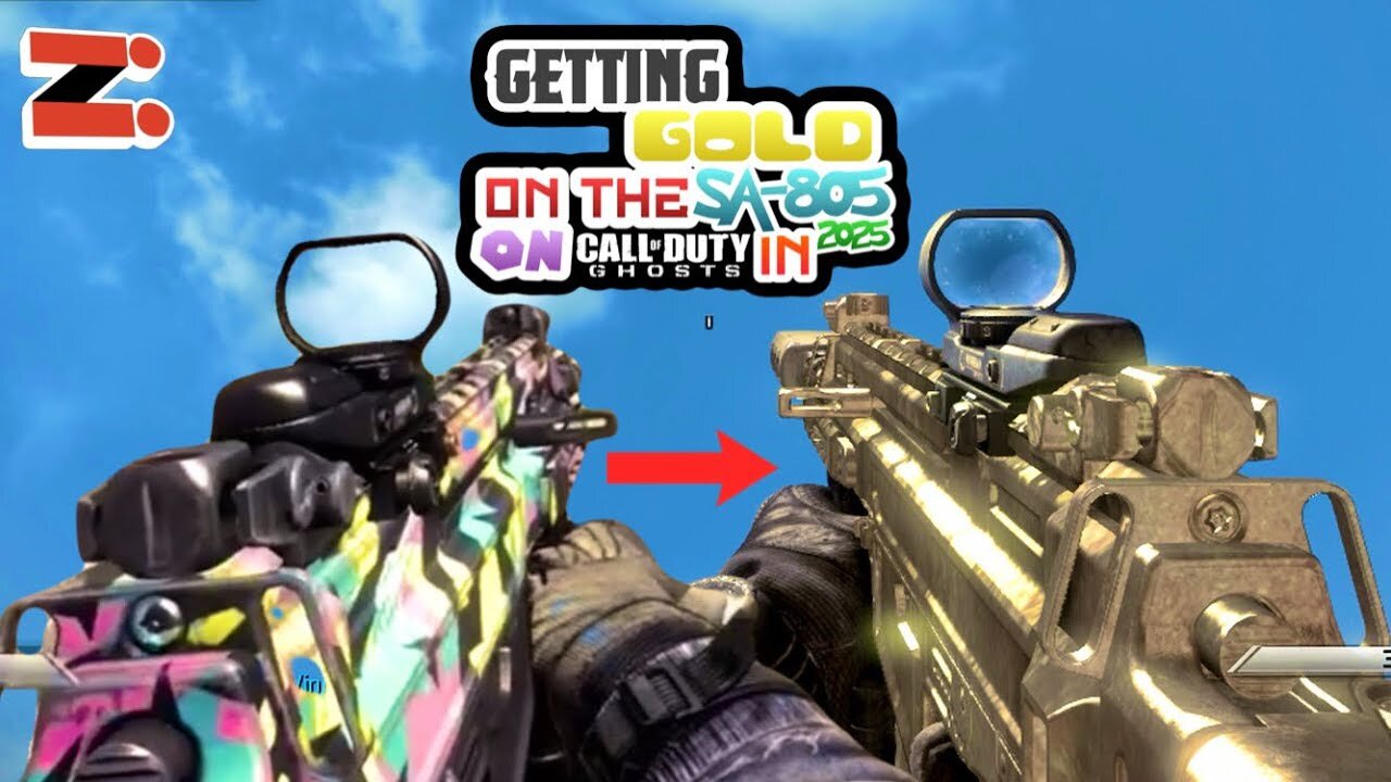 Getting GOLD On The SA-805 On Call Of Duty Ghosts In 2025! (COD GHOSTS ROCKS!)