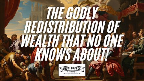 The Godly Redistribution Of Wealth The No One Knows About!