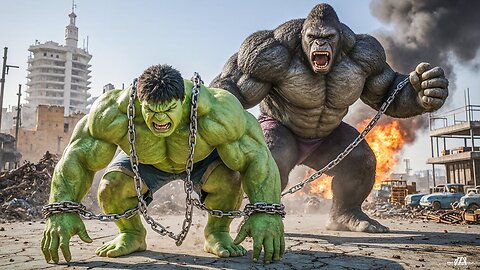 King Kong vs Hulk: Hypnotic Showdown on a Military Cargo Plane | Epic Action Movie:
