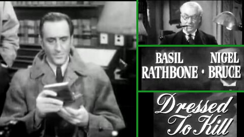 Sherlock Holmes: Dressed to Kill (1946) | Basil Rathbone & Nigel Bruce | Classic Mystery Thriller