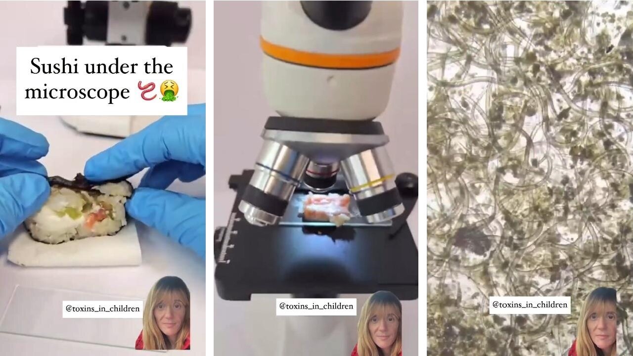 WARNING: Sushi & Pork is said to be some the worst foods to contain Parasites