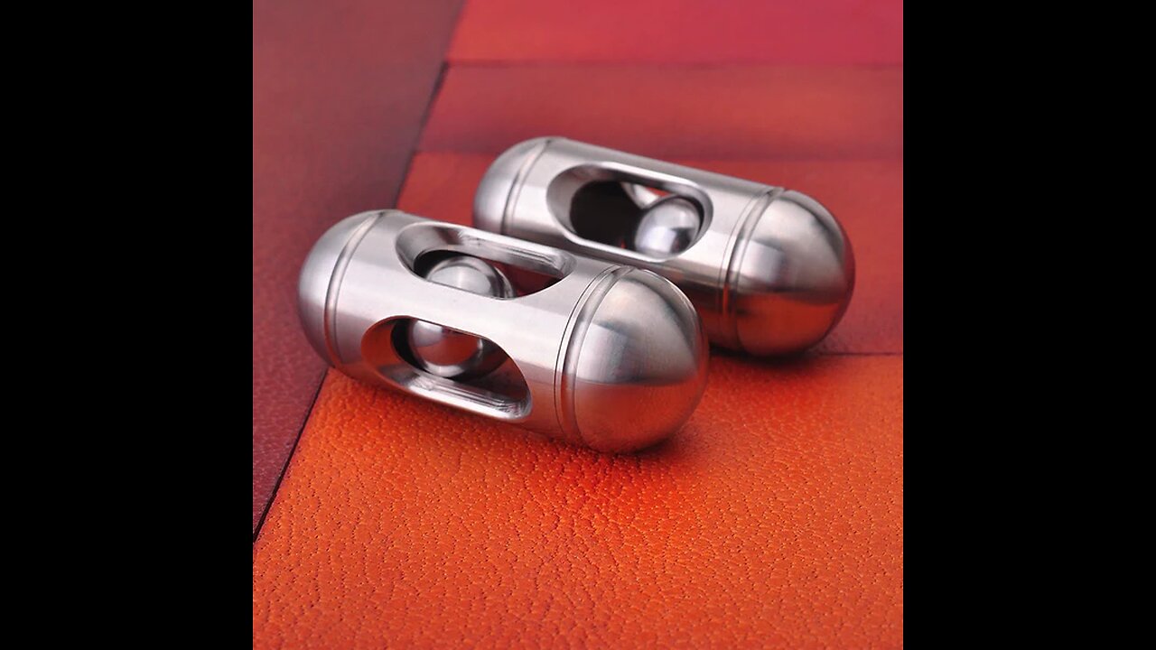 Anti Stress Mini Cylindrical Fidget Toy, with Pocket Size & Stainless Steel Material