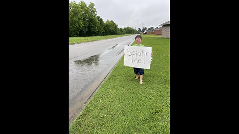 Kid Asks for a Splash and Drivers Oblige
