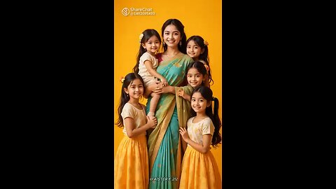 Mother dedication to her daughters