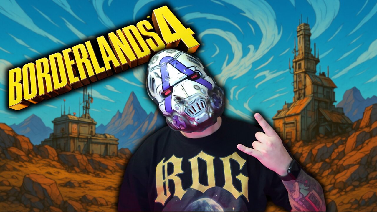 Borderlands 4 IS HERE! Can we see with this mask on? | !rog !blerp #LiveAFFest