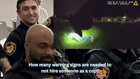 Does this Ohio cop show that departments need to have higher standards for hiring?