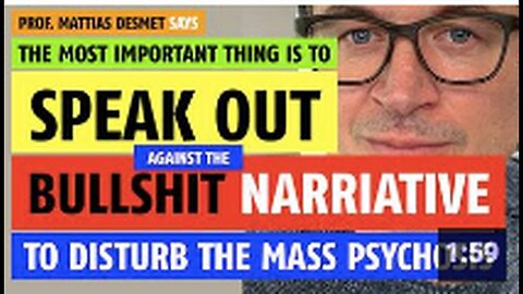 "Continuing to Speak Out to Disturb Mass Psychosis"