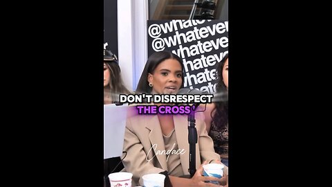 Candace ~ Wearing a cross with that shirt is crazy..