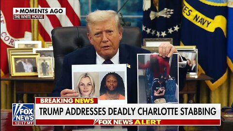 'STOP THIS MADNESS': Trump addresses deadly Charlotte stabbing