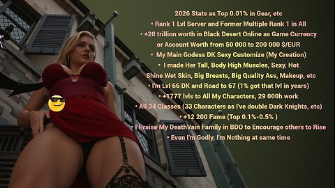 My Dark Knight Rank 1 Sexy Upskirt Fishing Black Desert in 2026 January