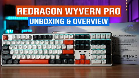 Unboxing & Quick Specs of the Redragon K689 Pro Gaming Keyboard