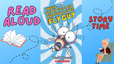 There was an old lady who swallowed FLY GUY // Read Aloud Story Time