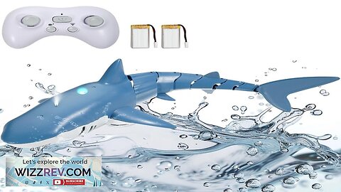 VEVOR Remote Control Shark Toy 2.4 GHz High Speed RC Boat Review