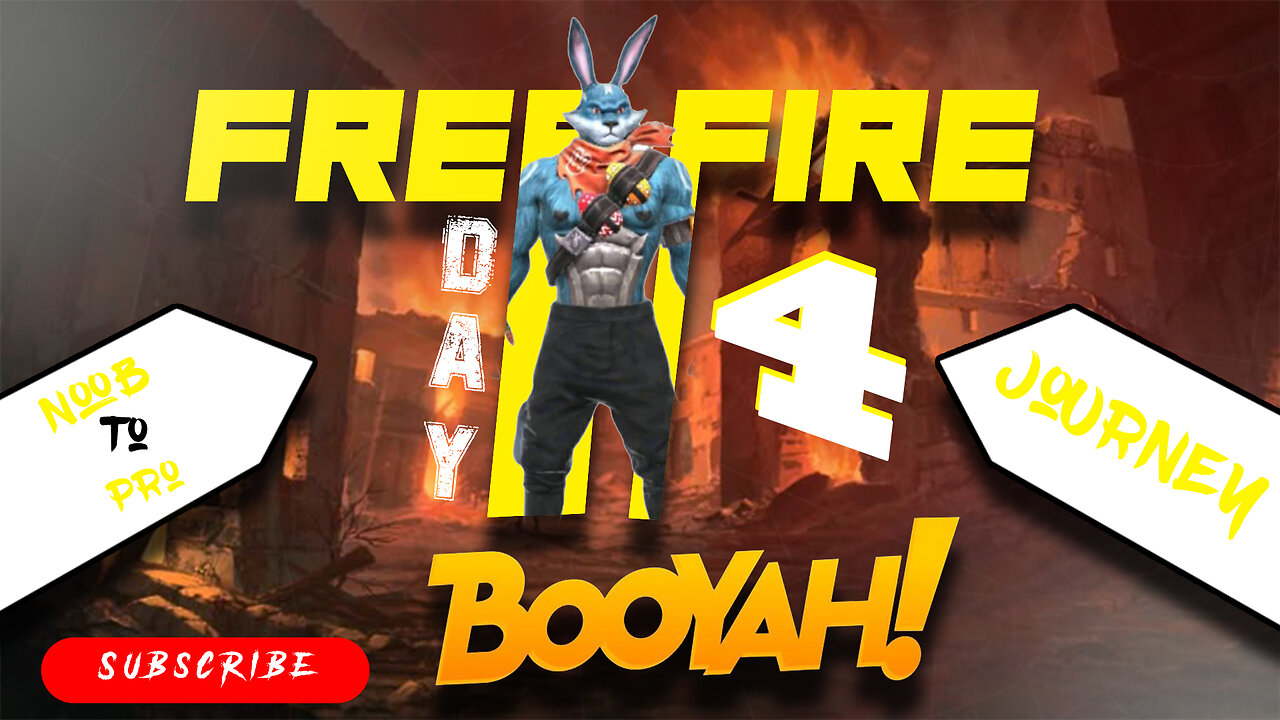 4th day of free fire | This is my first time of free fire