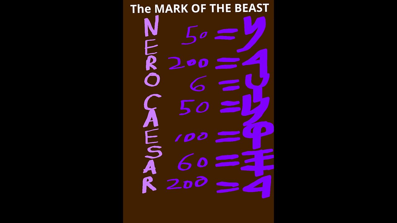 666 THE MARK OF THE BEAST EXPLAINED !!!