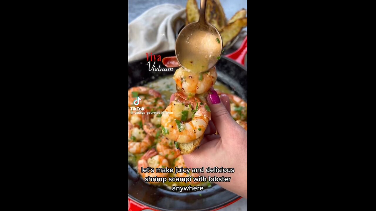 Shrimp And Cream Crostini By Chef Duane !
