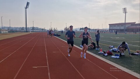 Humphreys HS Track 800m Time Trial Feb 28, 2025