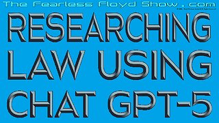 Legal Research with ChatGPT-5 - Is it TRUSTWORTHY ?