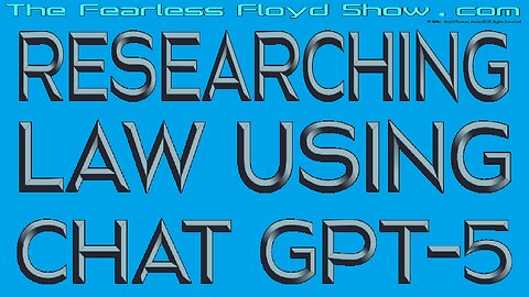 Legal Research with ChatGPT-5 - Is it TRUSTWORTHY ?
