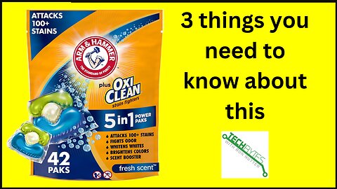3 things to know about Arm & Hammer Plus OxiClean 5-in-1 Laundry Detergent Power Paks
