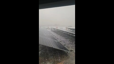 Heavy hail storm in Islamabd