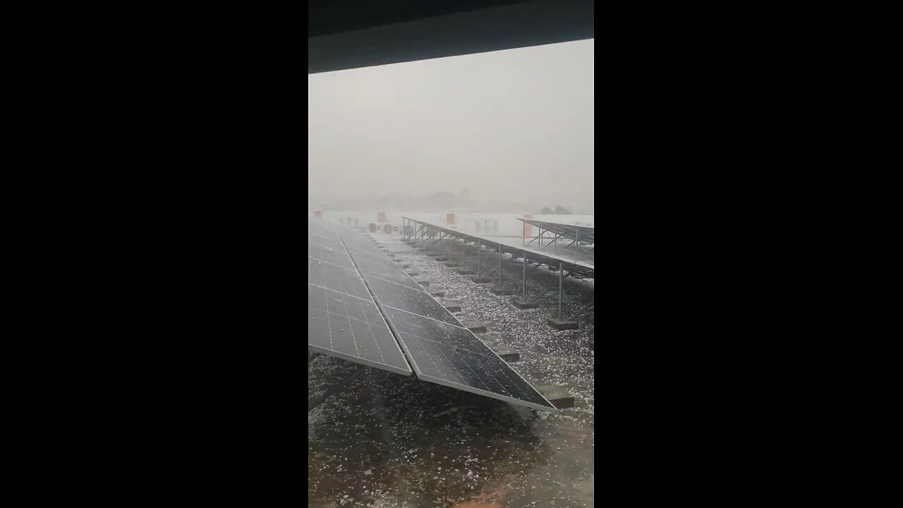 Heavy hail storm in Islamabd