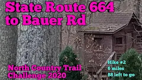 North Country Trail Challenge - State RT. 664 to Bauer rd -ohio