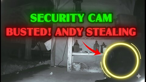 BAD BOY ANDY: Caught Dragging a 96-Gallon Trash Bin INTO the Forest!