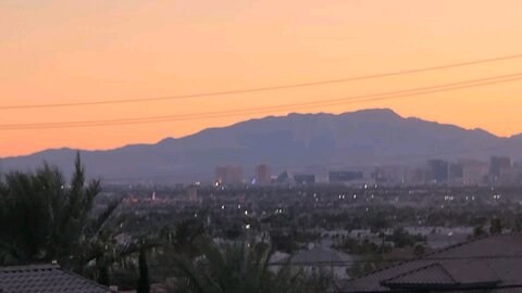 Did you see tonight's Las Vegas sunset? Check this out! 03.18.2025 #follow #lasvegas #gaming #travel